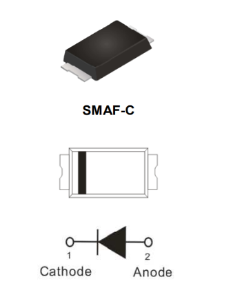 PANJIT SB22AFC to SB26AFC Schottky Barrier Rectifiers